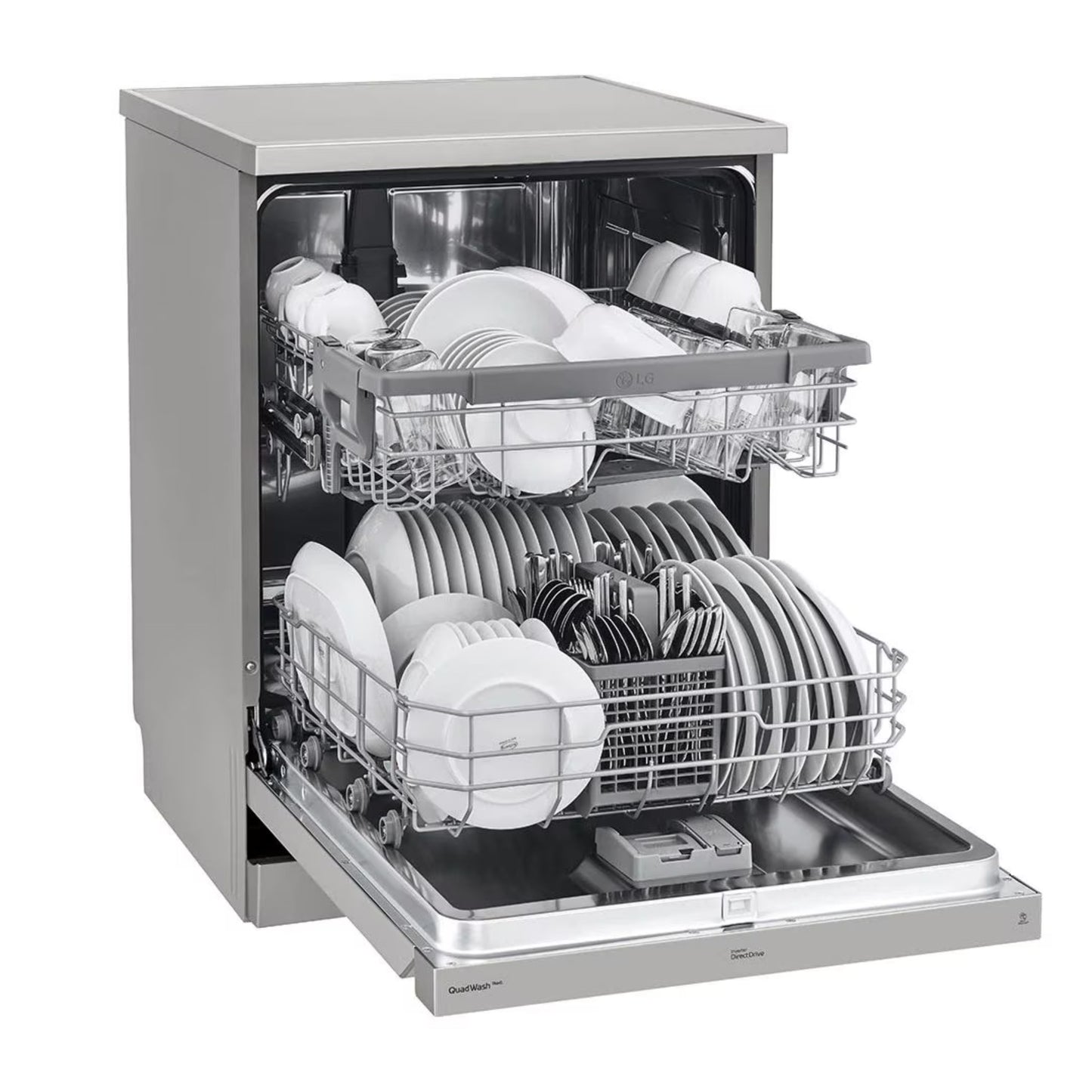 LG DISHWASHER INVERTER WITH True Steam INOX