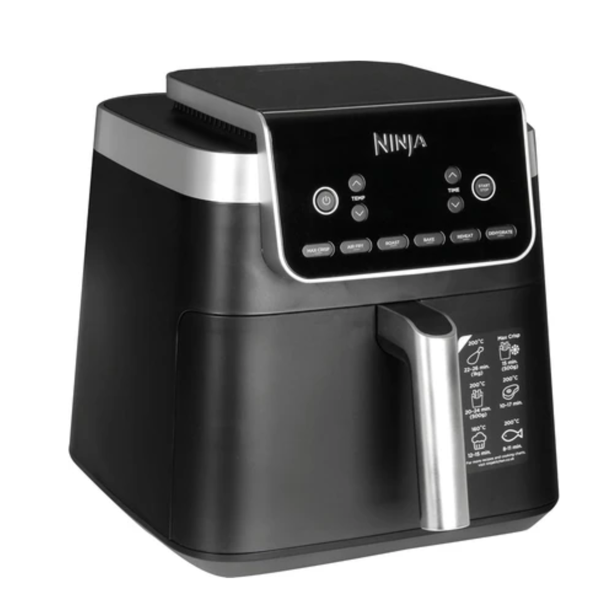 Ninja Max Pro  Air Fryer 6.2L Silver/Black