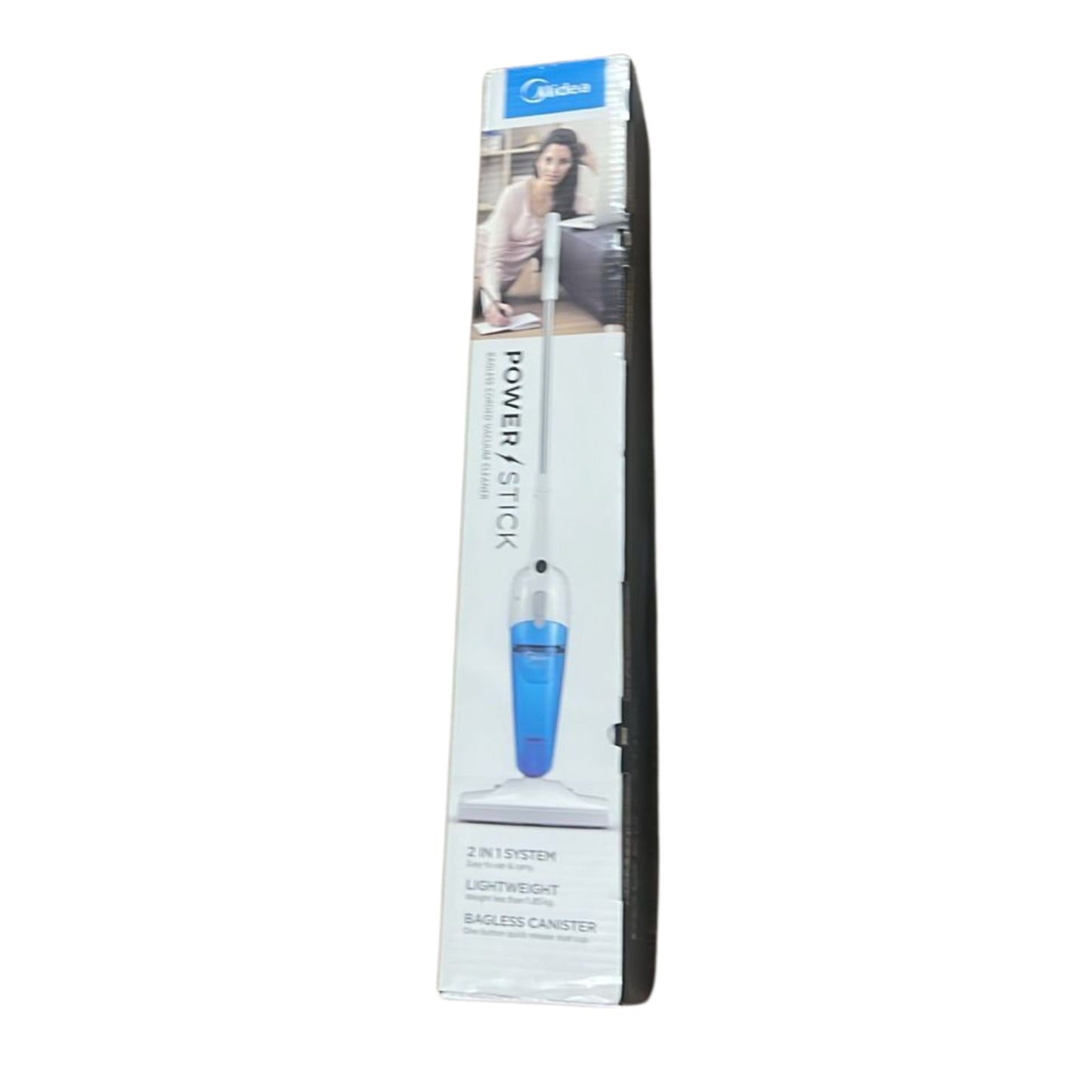 Midea 2in1 Light Weight Corded Upright Vacuum Cleaner, 600W Powerful with 0.8L Transparent Dust Container, Stick & Handheld Multi-Surface Cleaning, 5M Cord, High Suction Power, Best for Home,