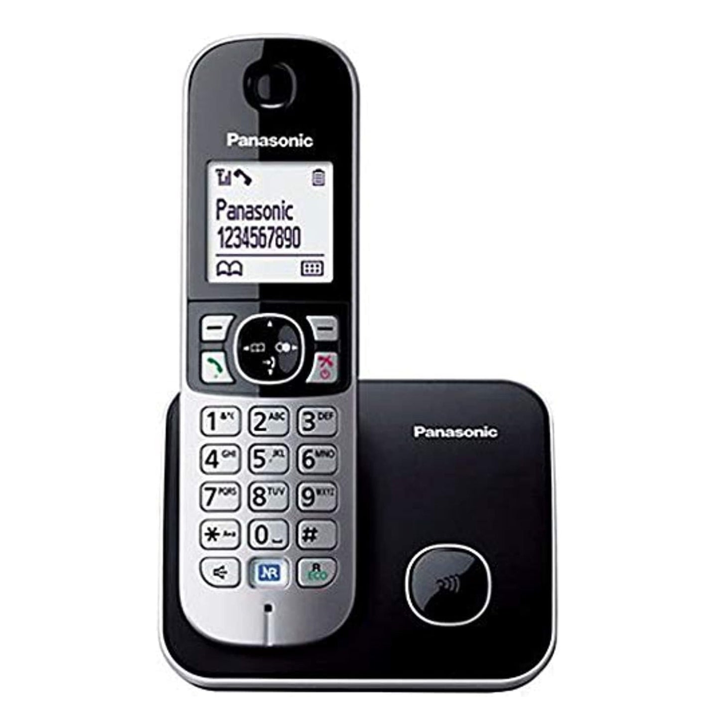 Panasonic  Single Dect Cordless Telephone, Black&Grey