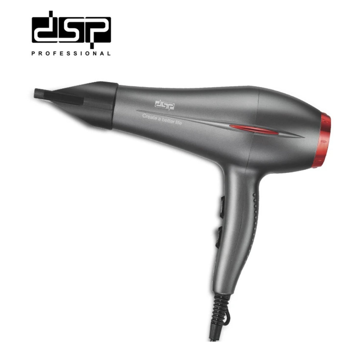 DSP High-Power Professional Hair Dryer 1600W