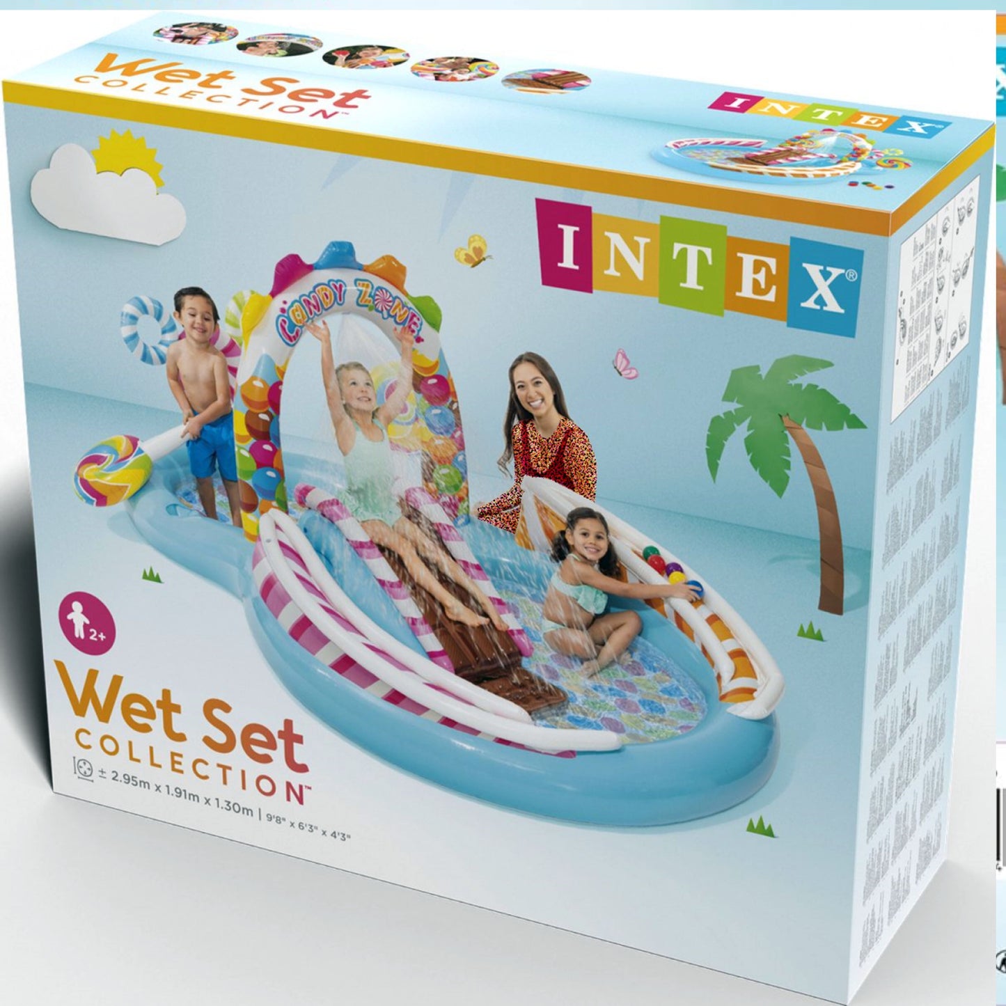Intex Candy Zone Play Center 295cm x 191cm x 131cm - 206 Litres