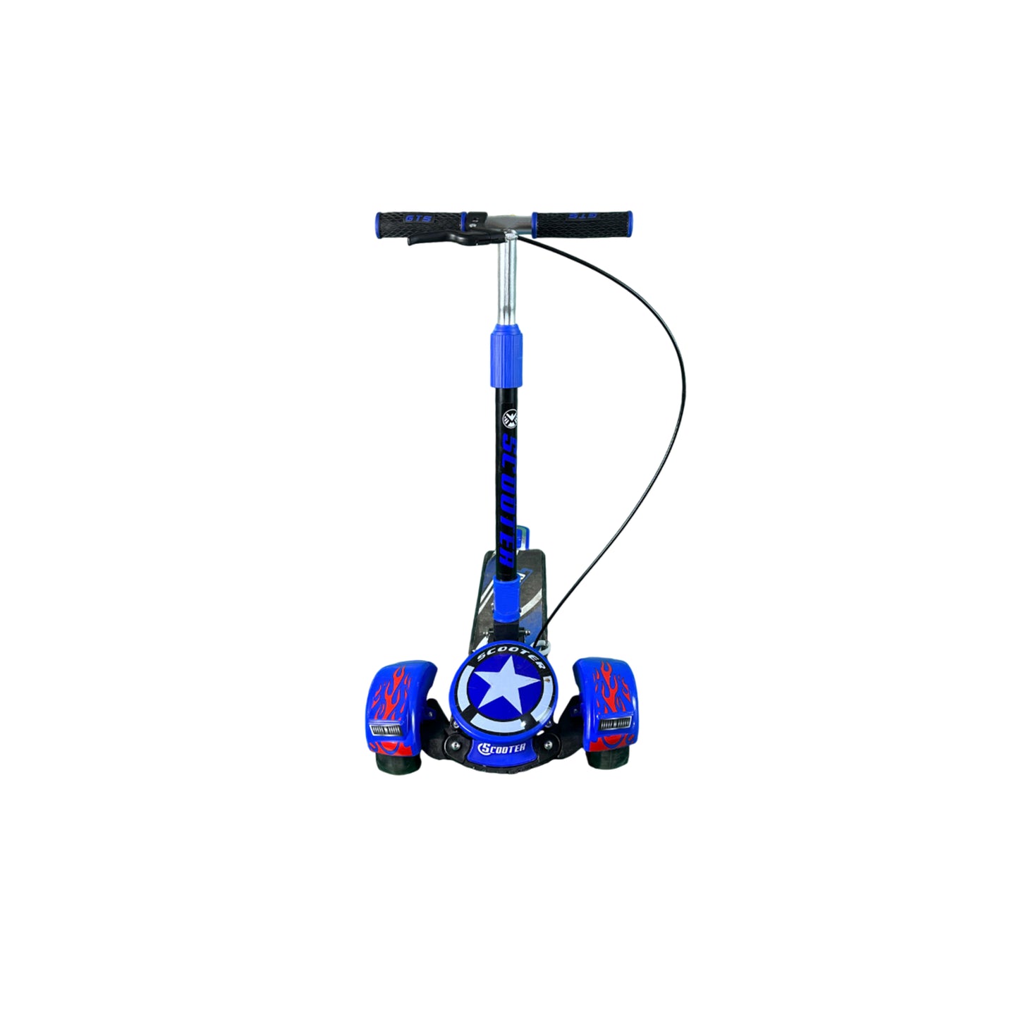 Scooter for Kids, Smart 3 Wheel Kids Scooter with 3 Height Adjustable Handle, Kick