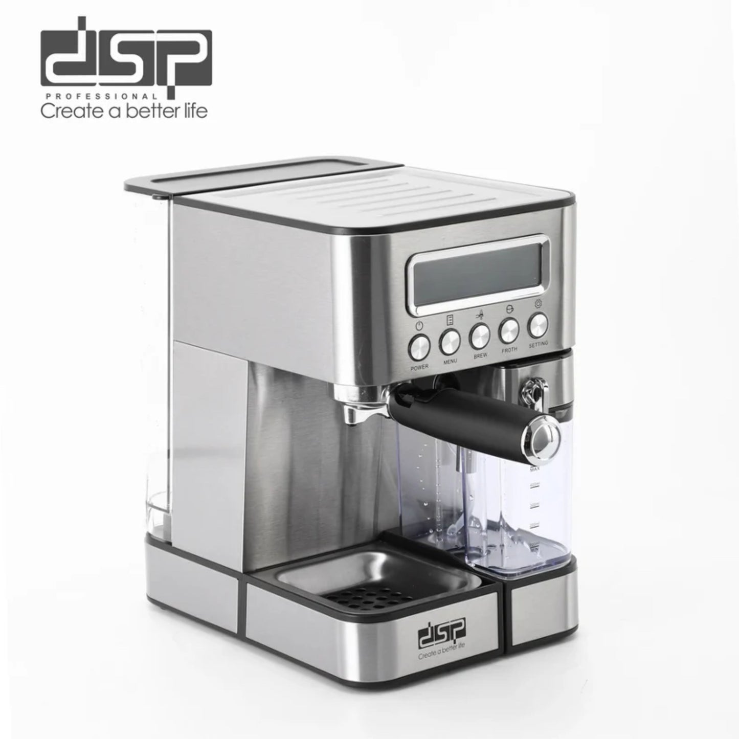 DSP  Digital 15-Bar Espresso Machine – 1350 Watts