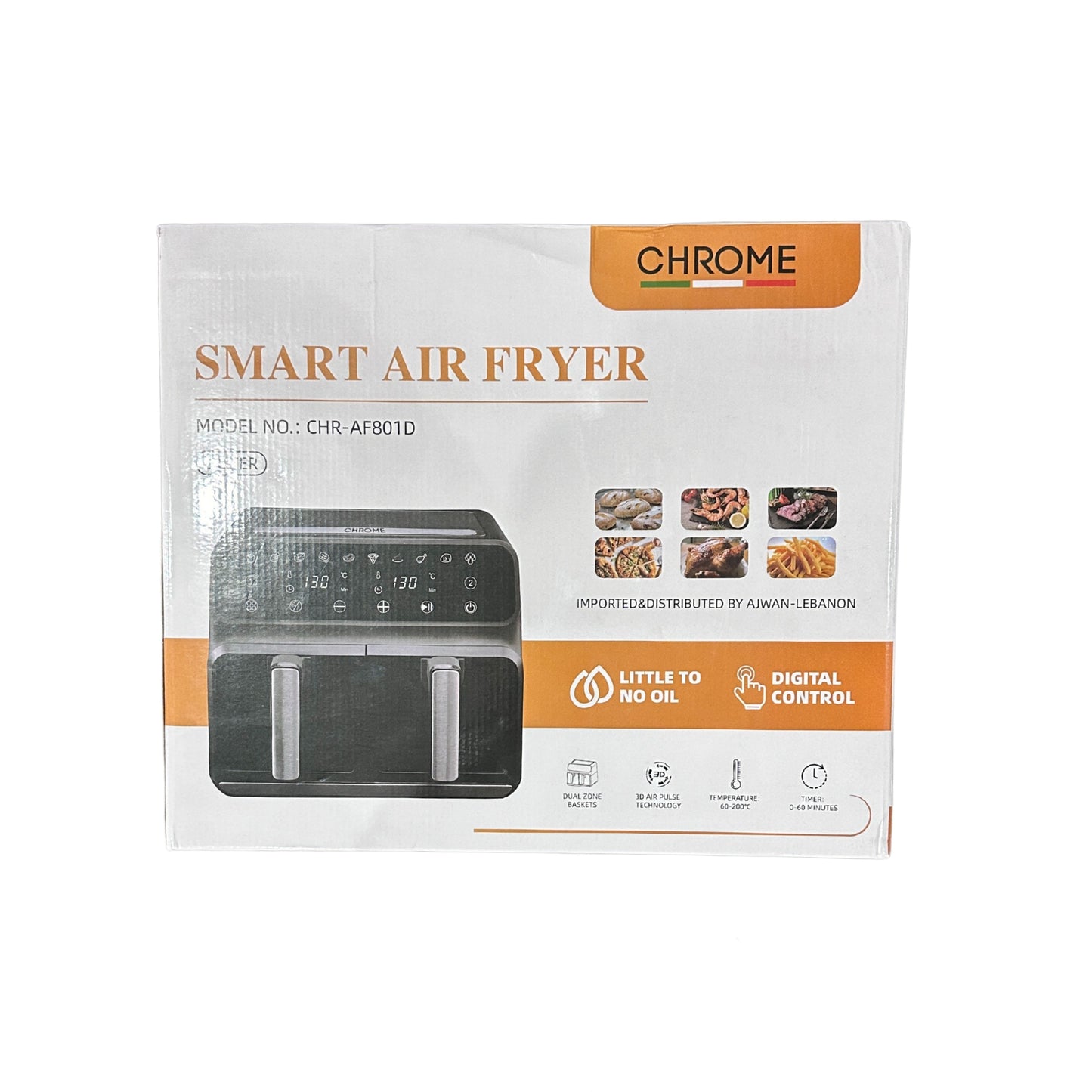 Dual Drawers Airfryer 1700W 8L