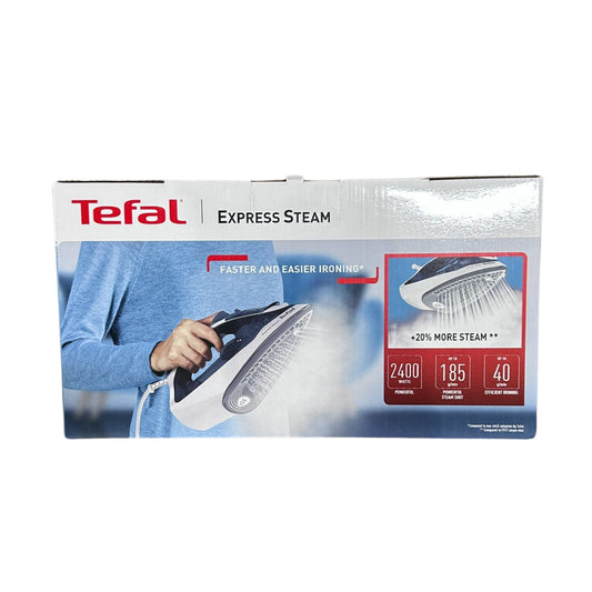 Steam iron, Tefal, 2400 W, 40 - 185 gr/min, 270 ml