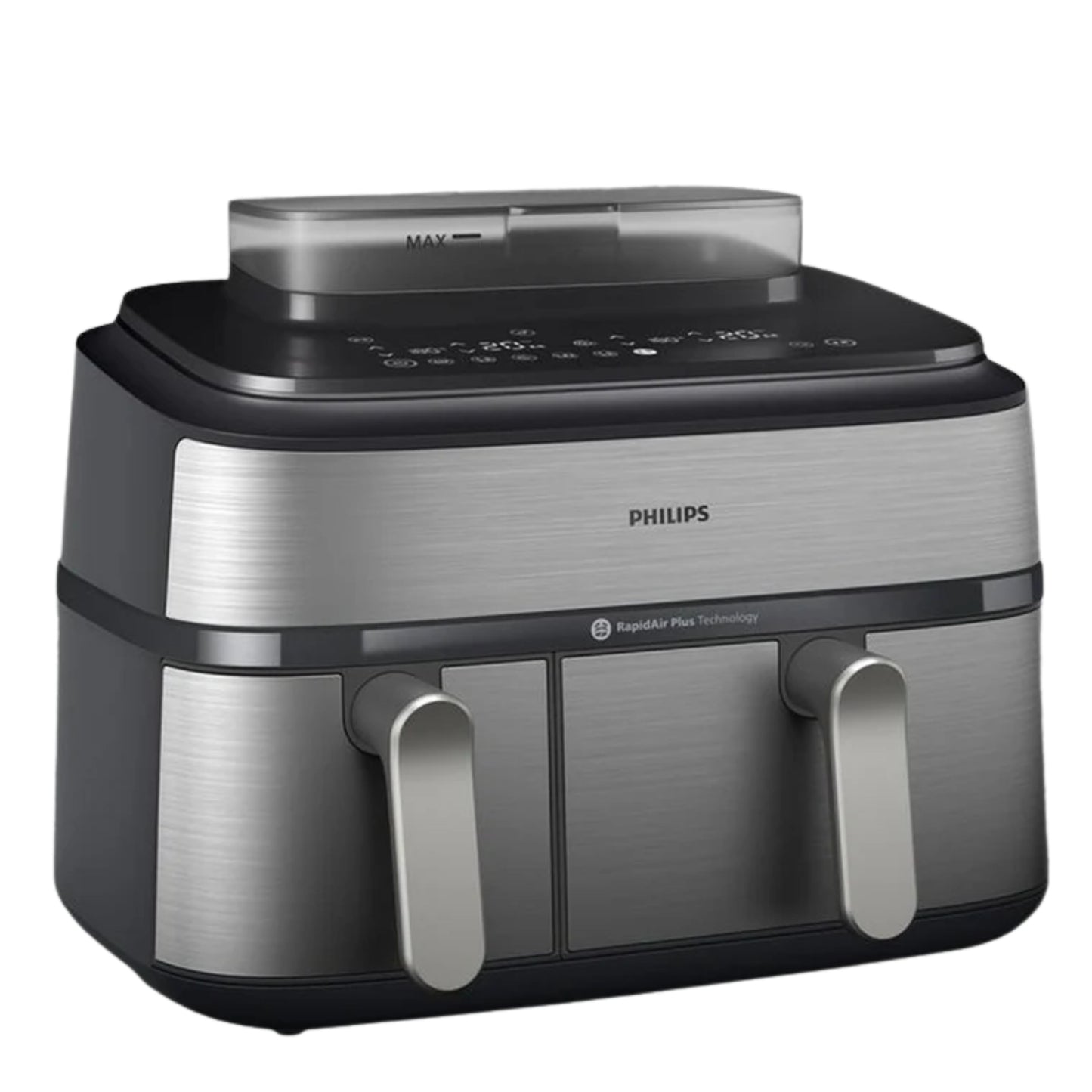 Philips 5000 Series Dual-Basket Airfryer with Steam  9 L Silver
