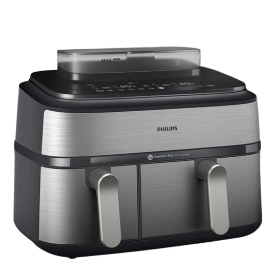 Philips 5000 Series Dual-Basket Airfryer with Steam  9 L Silver