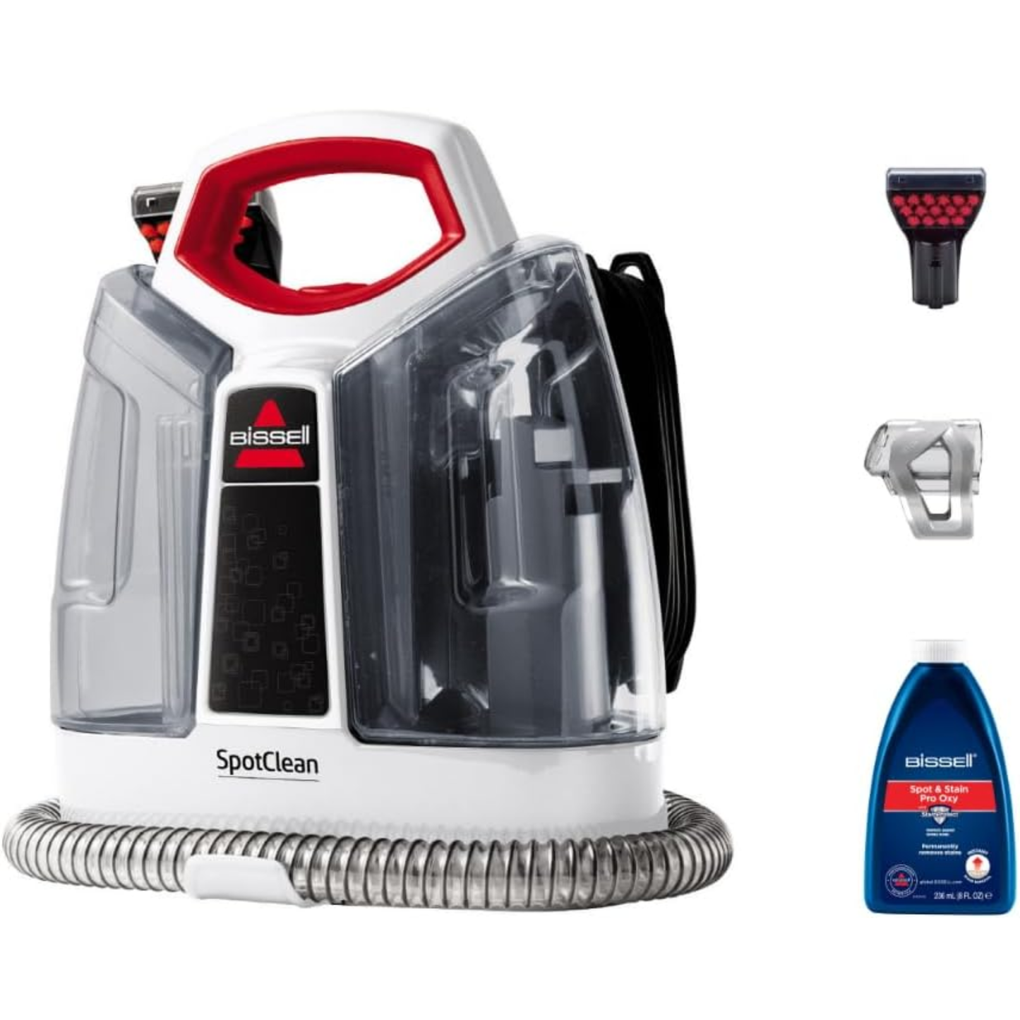 BISSELL SpotClean   Portable Spot Cleaner with a Powerful Stain Removal for Carpets, Curtains, Upholstery, and Messes, Compact & Lightweight Design|