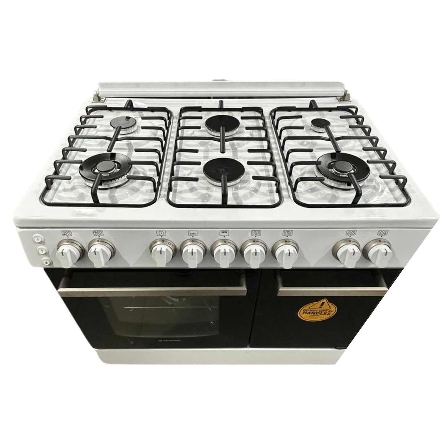 Ariston gas cooker 6 burners 2 Doors - White