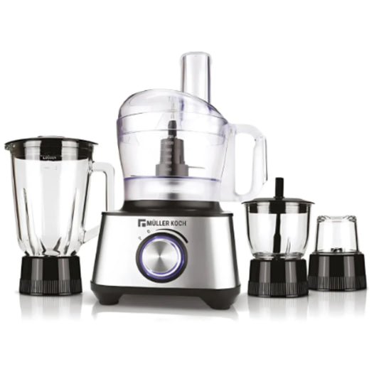 Food Processor For Kitchen With Mixer Grinder Juicer,Copper Moto 1200Watt,25 Speeds Knob,14 Functions