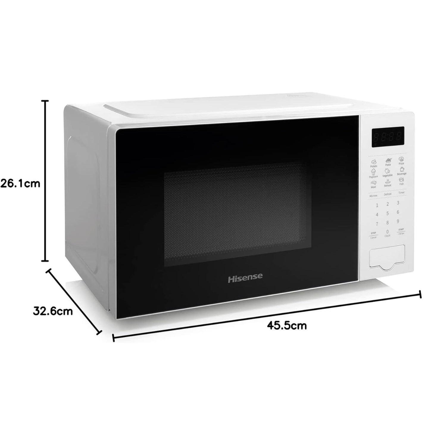 Hisense 20L Digital Microwave Oven  700W - White