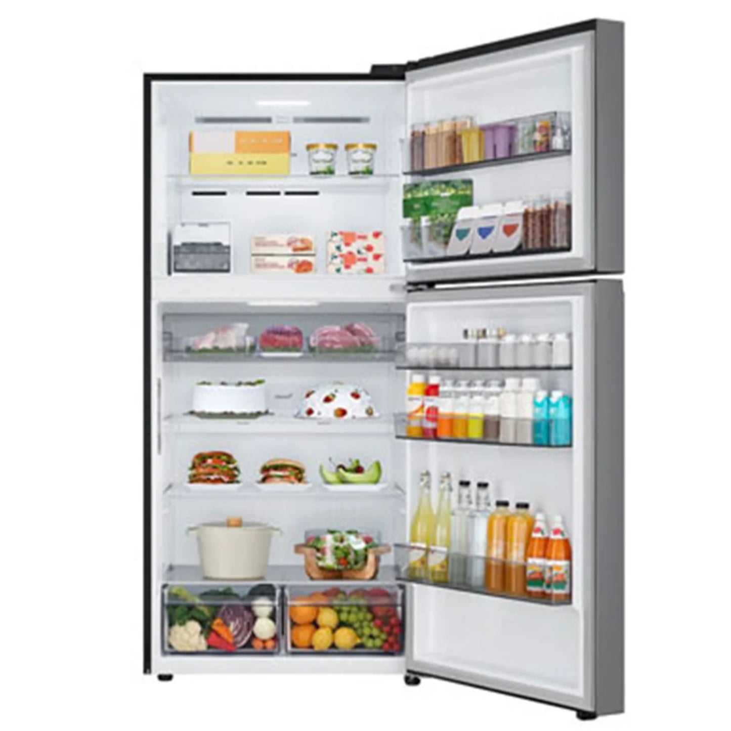 LG Refrigerator Top Mount 29 CF Inverter Stainless Steel 796L - 186cm