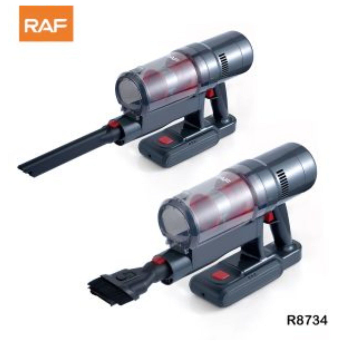 RAF Wireless Handheld Vacuum Cleaner 0.5Ltr-120Watt