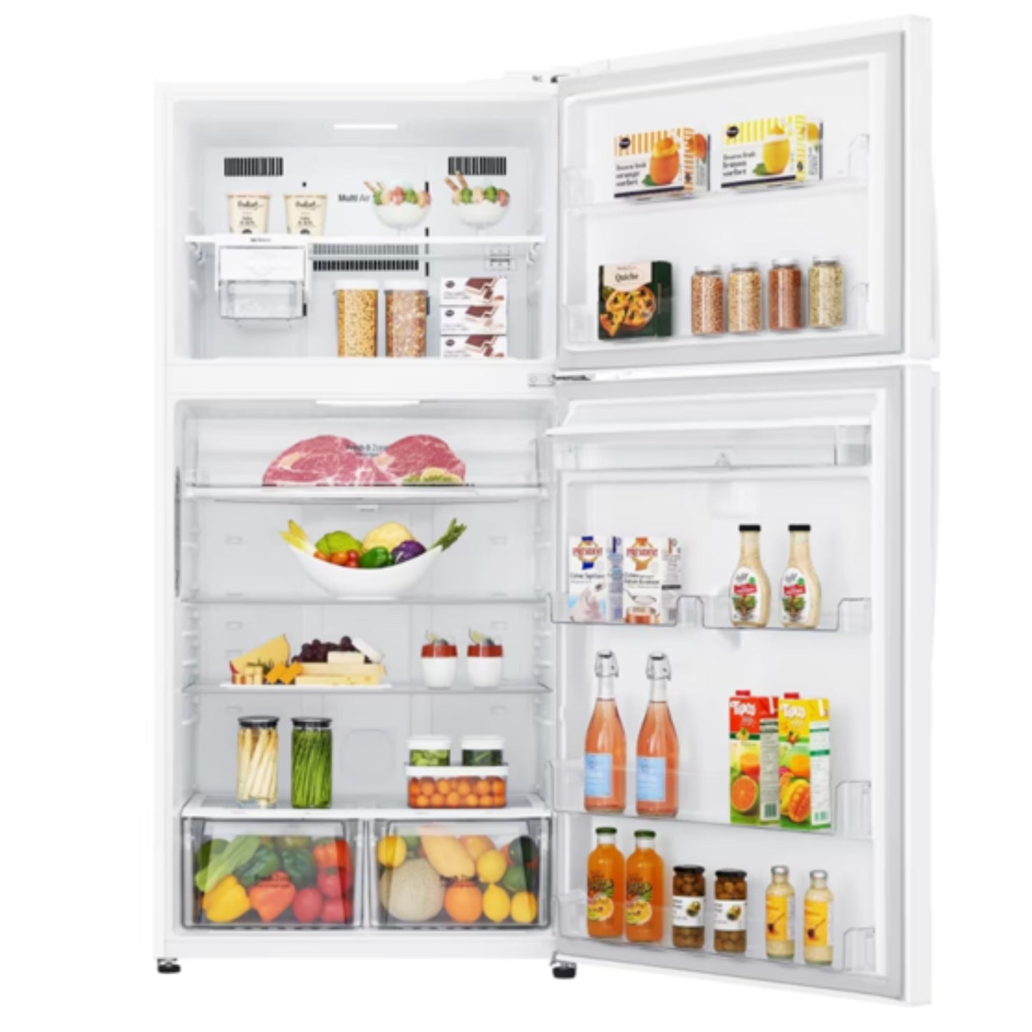 LG FRIDGE 2 DOORS 29CFT WHITE - 184cm