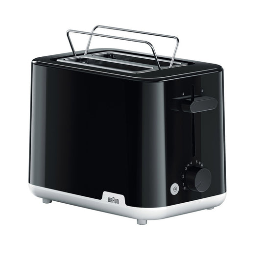 Braun 2 Slice Toaster, 900W, Black,