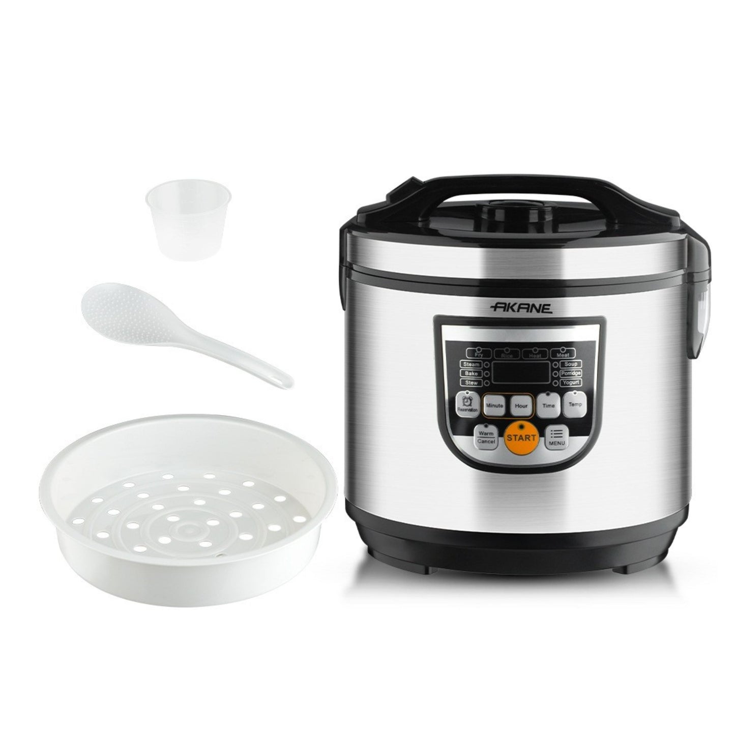 Akane, 900W Rice Cooker  Olla Arrocera With 5L Capacity Non Stick Coating