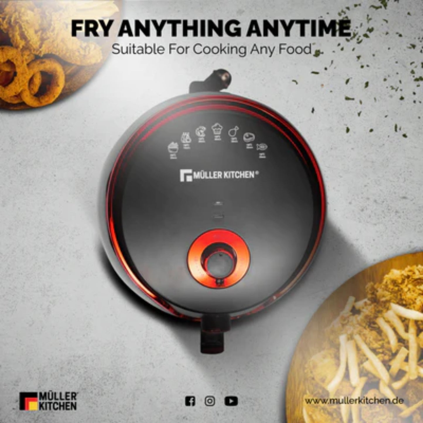 Muller Koch Air Fryer 1700W 7.1L
