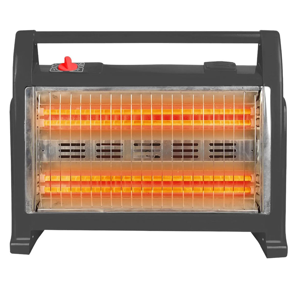 General Line, Quartz Heater 4 quertz tubes element ,800W, 1600wW, adjustable thermostat, safety available, with turbo fan and water tank