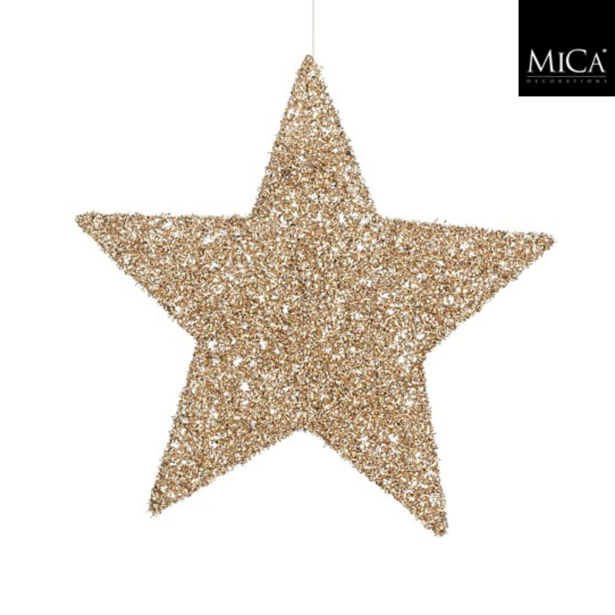 Star hanging champagne - d40cm