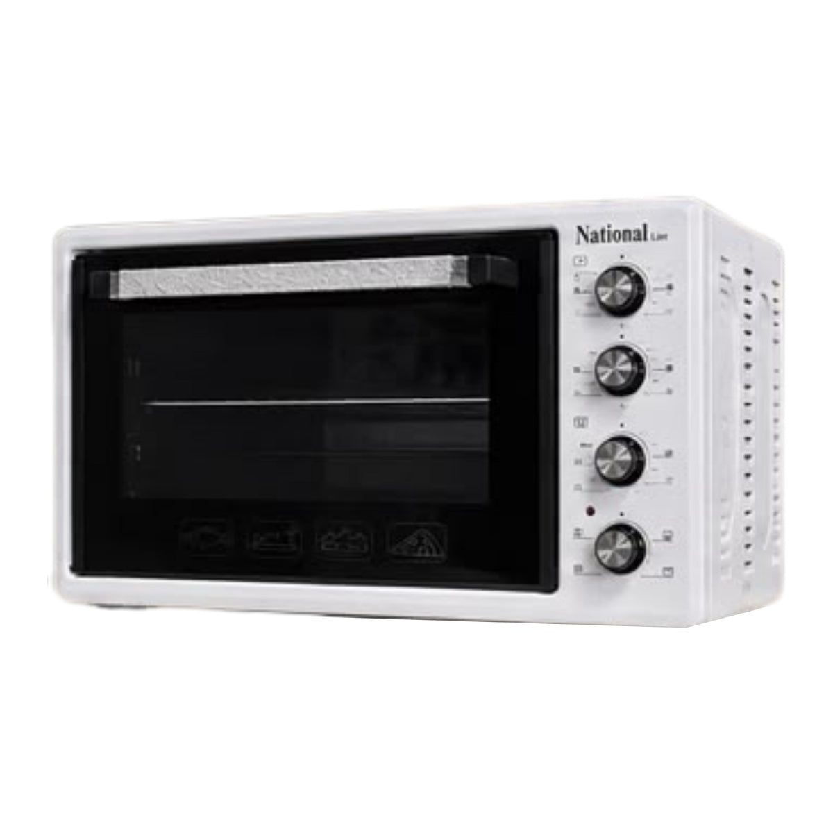 National line electric oven Double Glass 75L - 2400W White