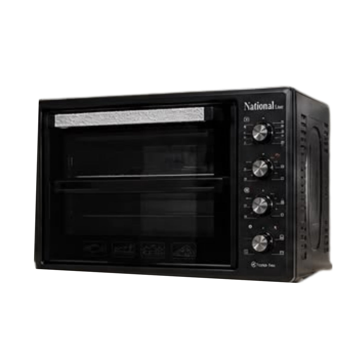 National line electric oven  Double Glass 75L - 2400W Black