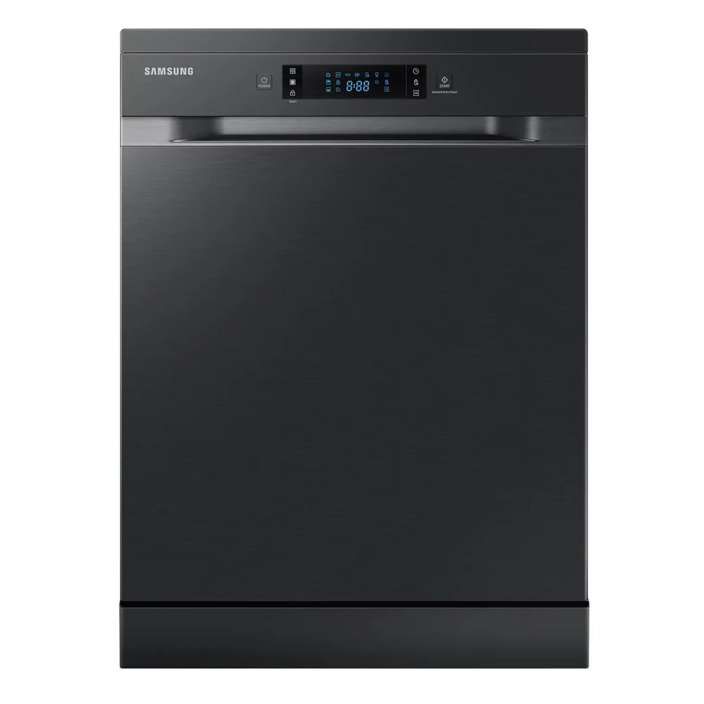 Samsung  Freestanding Dishwasher – 14 Place Settings, Auto Door Open Dry, Black
