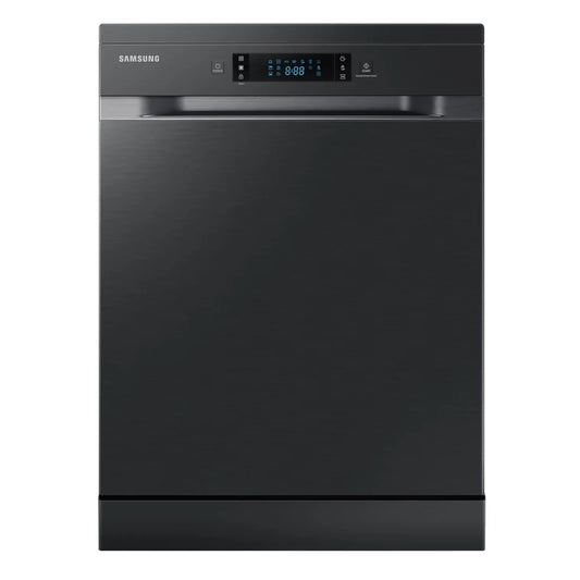 Samsung  Freestanding Dishwasher – 14 Place Settings, Auto Door Open Dry, Black