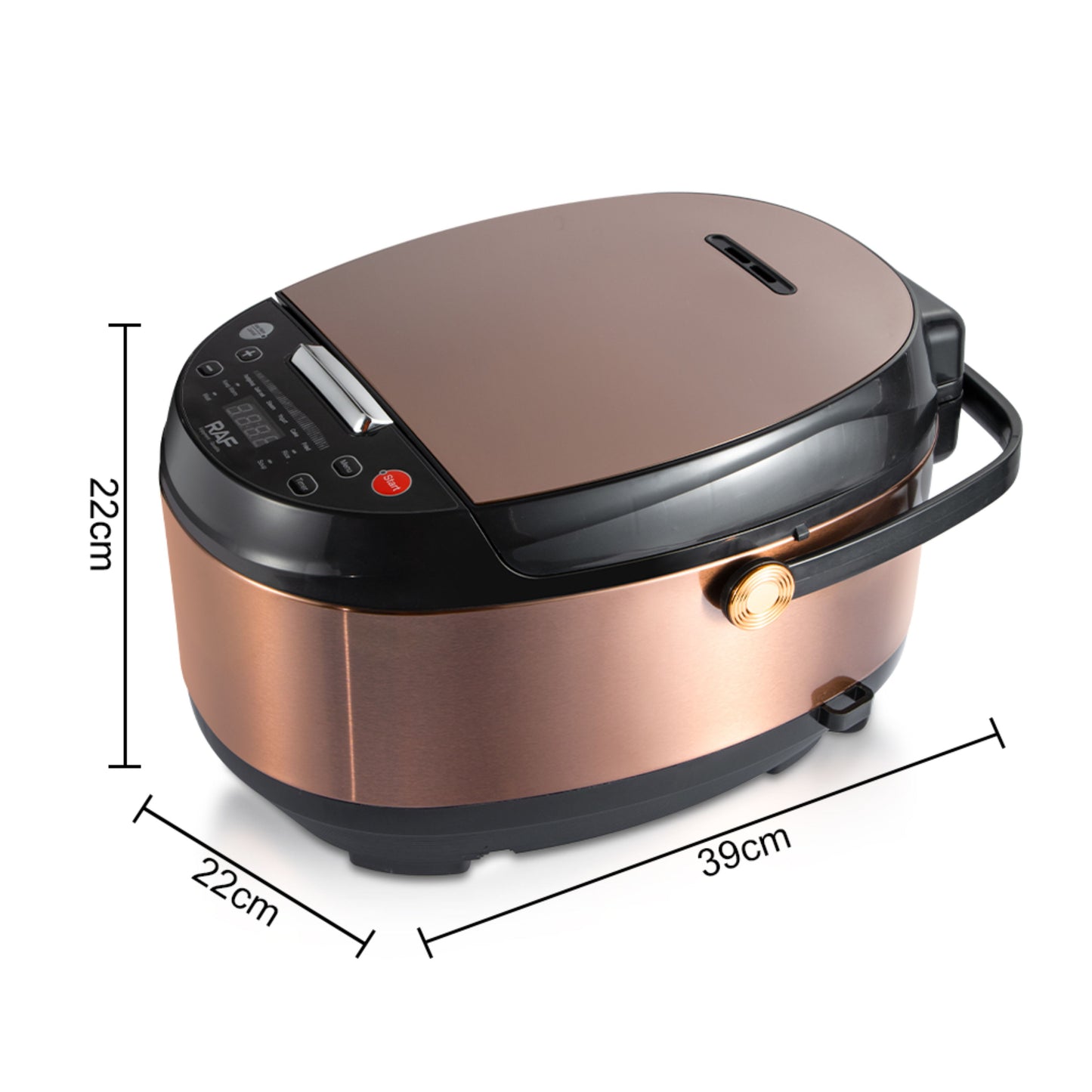 RAF Rice Cooker – 5 L – Multifunction – Non-Stick Inner Pot