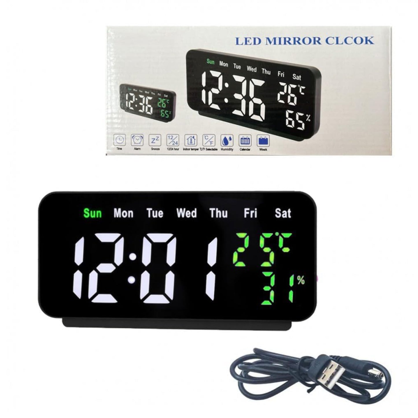 Digital Wall and Desk watch  Watch - 20cm
