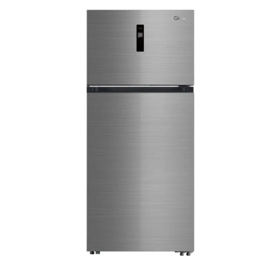 Midea  No Frost Refrigerator, 535 Litres, 2 Doors, Inverter, Digital - Silver - 183cm