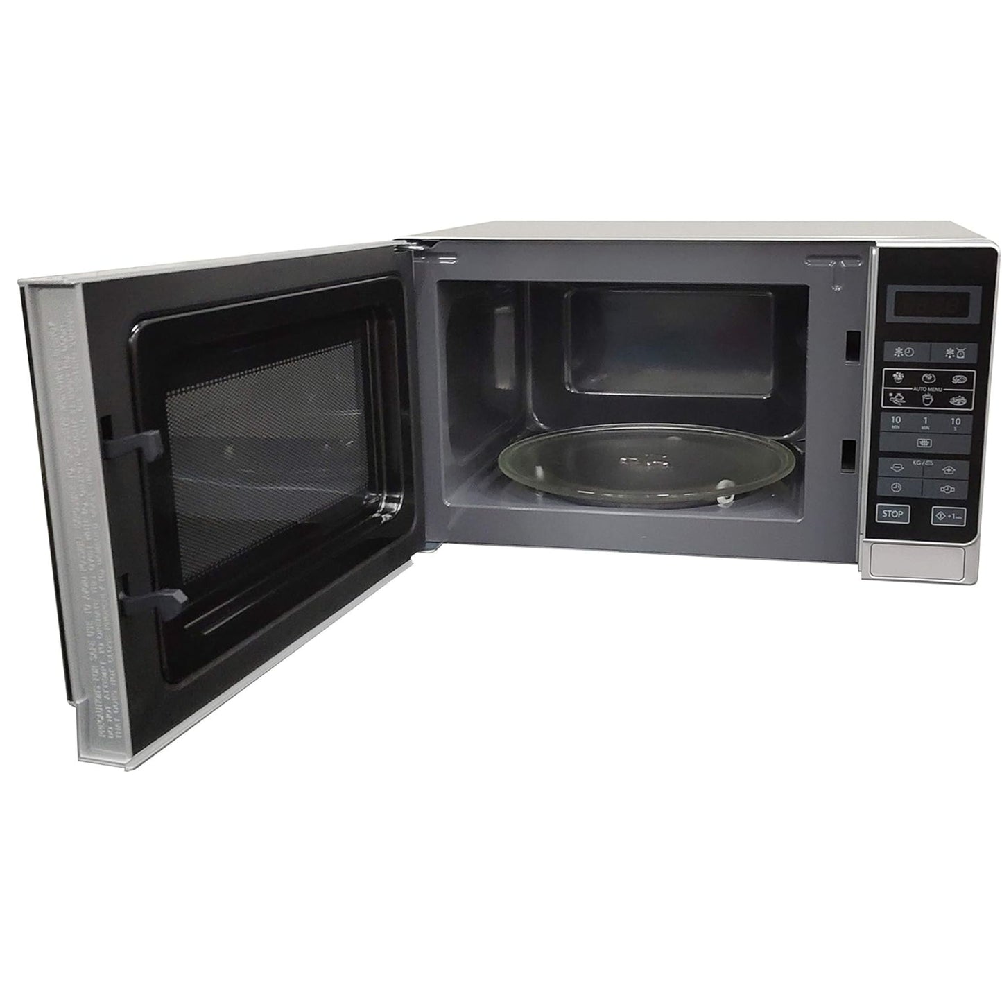 Sharp 20 Liter Digital Solo Microwave, Silver R-20Mt-S With 6 Auto Cooking Menu