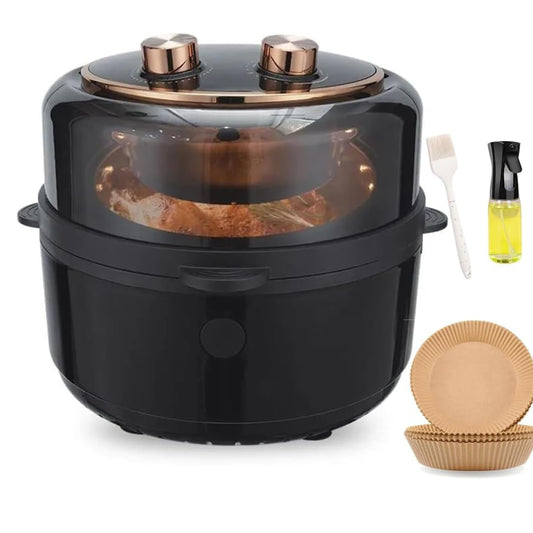 DSP Air Fryer with 1350W Power, 5.5L Capacity, Precise Temperature Control, and Auto Shut-Off Timer - Enjoy Crispy Delights with 360° Thermal Cycle...