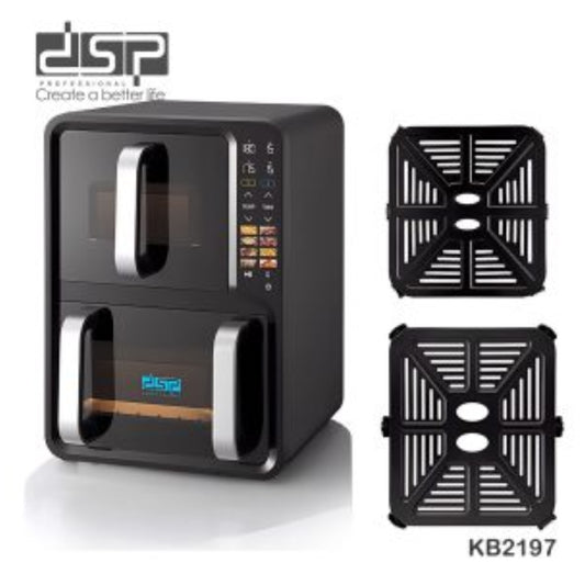 DSP Dual Basket Air Fryer 1500W – 5+7Ltr