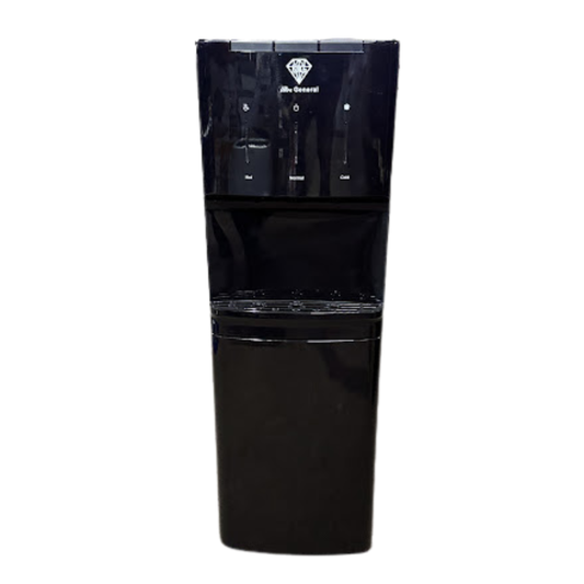 Ultra General Top load water dispenser with cabinet - Black