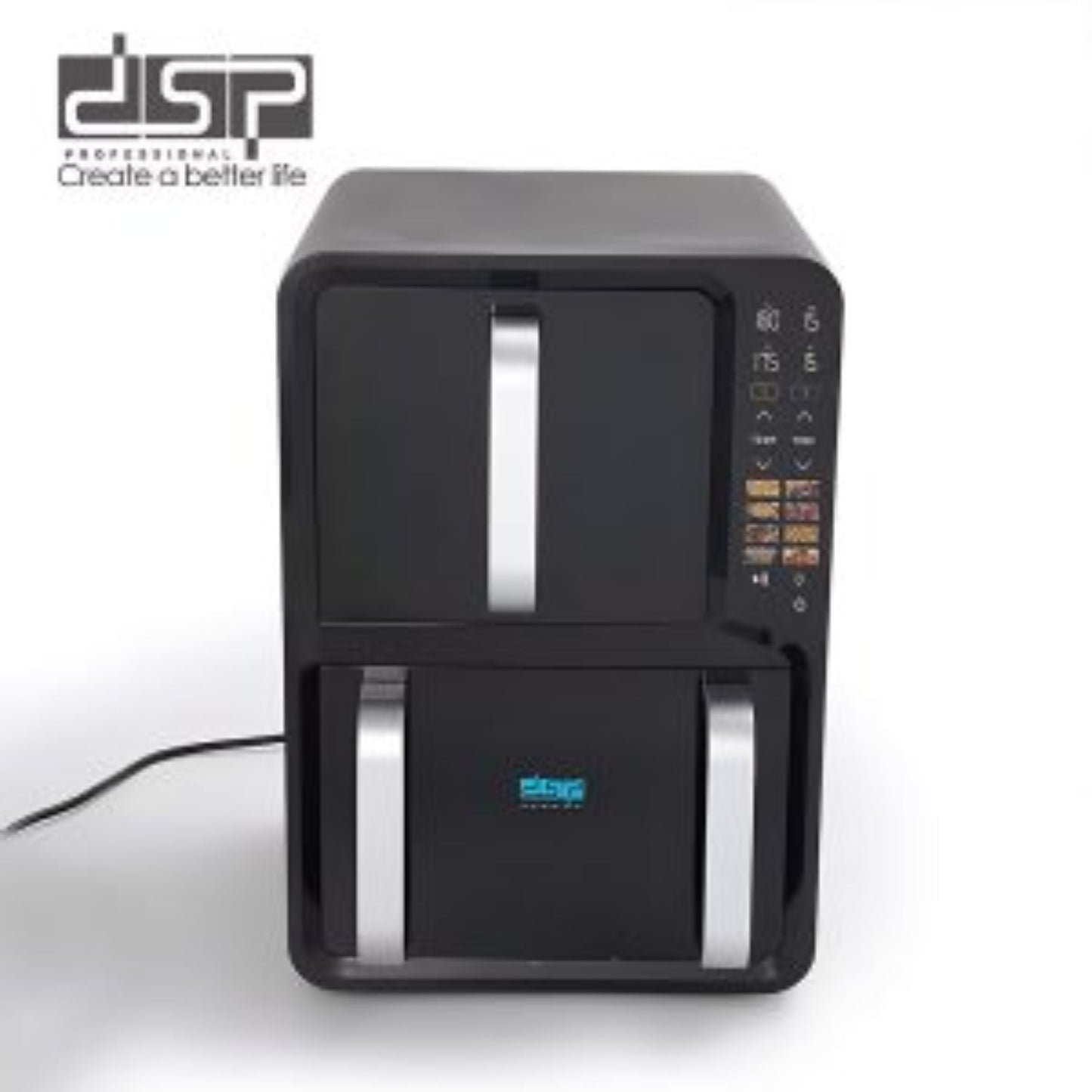 DSP Dual Basket Air Fryer 1500W – 5+7Ltr