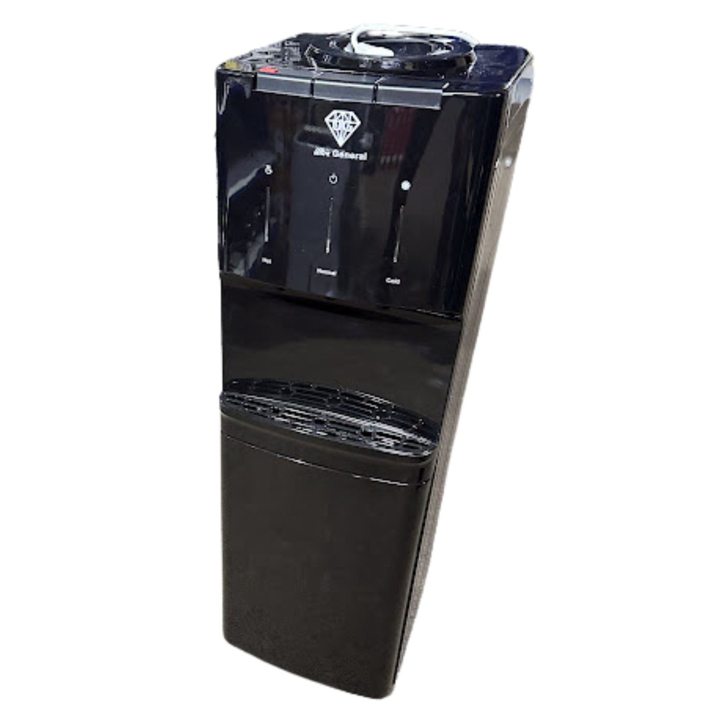 Ultra General Top load water dispenser with cabinet - Black