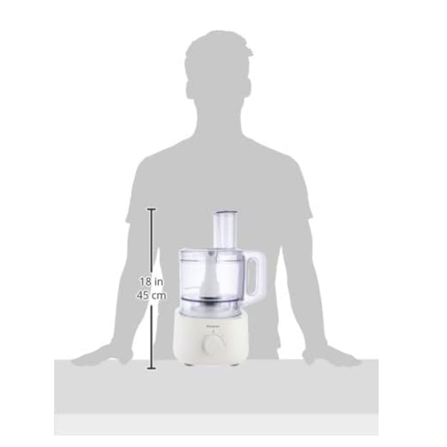 Panasonic Food Processor 800W 1 yr Warranty, White, 2.4L,