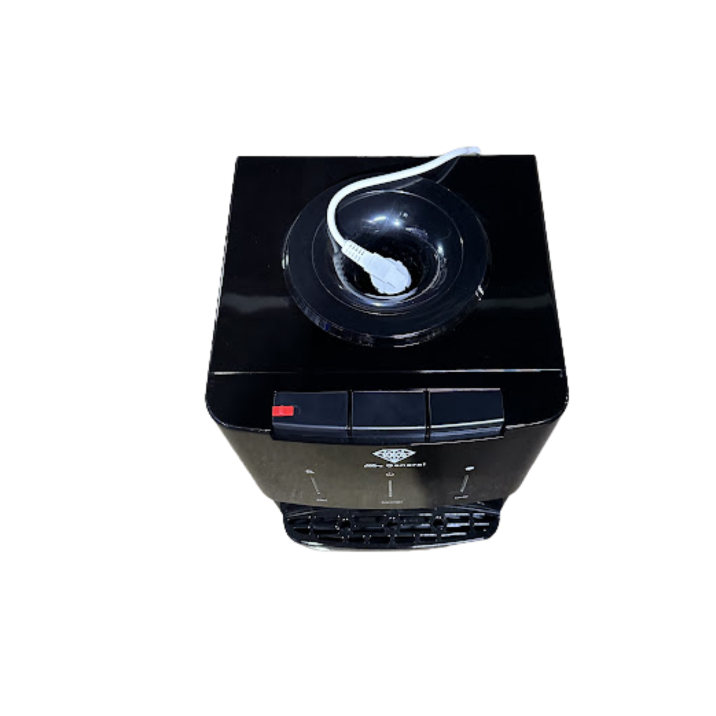 Ultra General Top load water dispenser with cabinet - Black