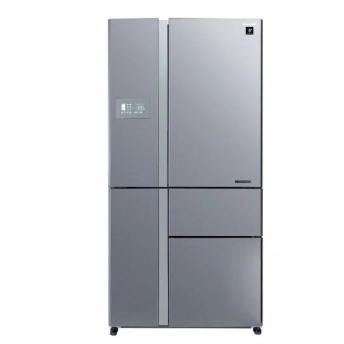 Sharp 850 Litres Refrigerator 26 Cubic Feet With 5 Doors Color Silver Model