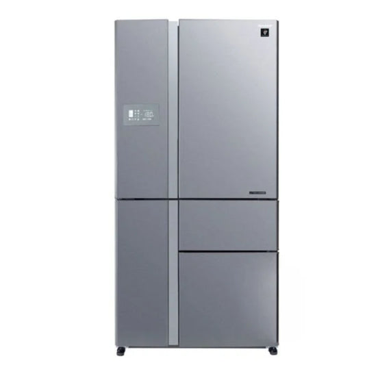 Sharp 850 Litres Refrigerator 26 Cubic Feet With 5 Doors Color Silver Model