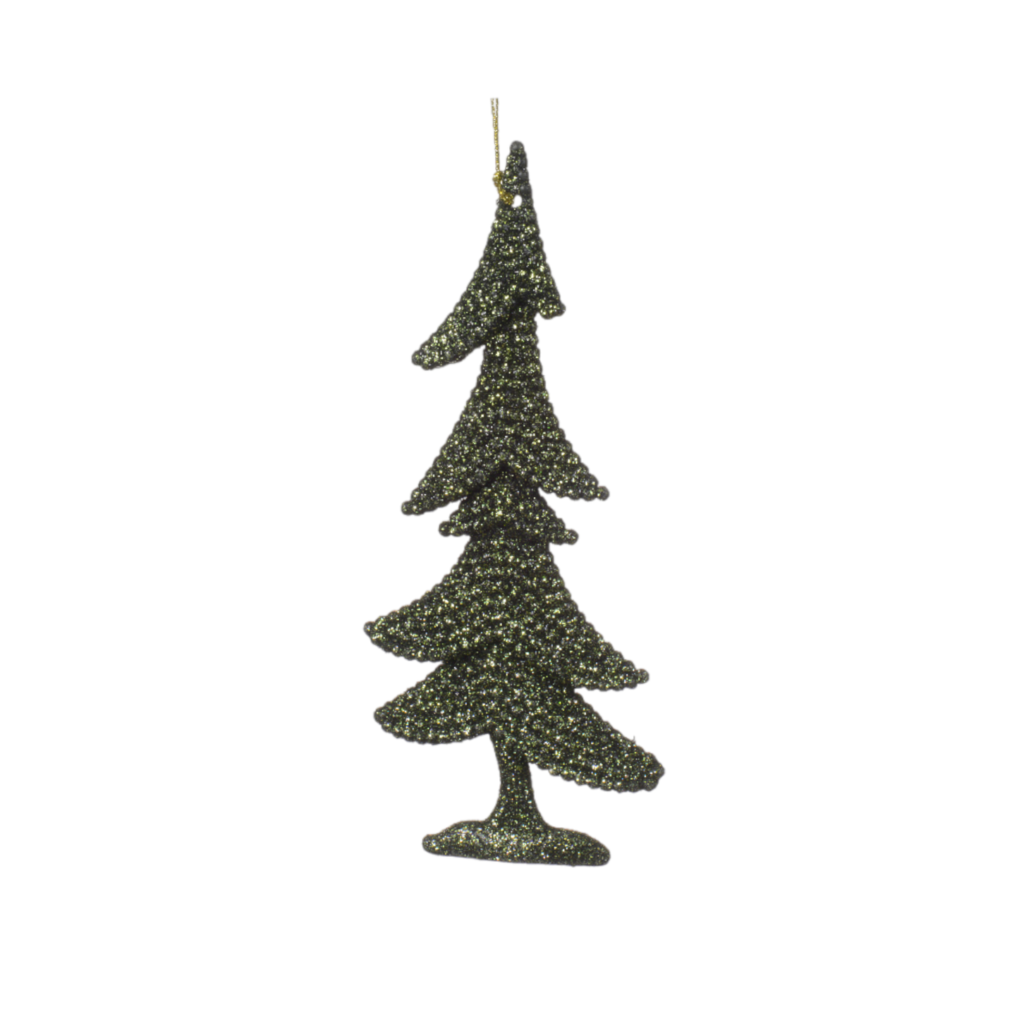 olive green Christmas ornaments 1pc - 12cm