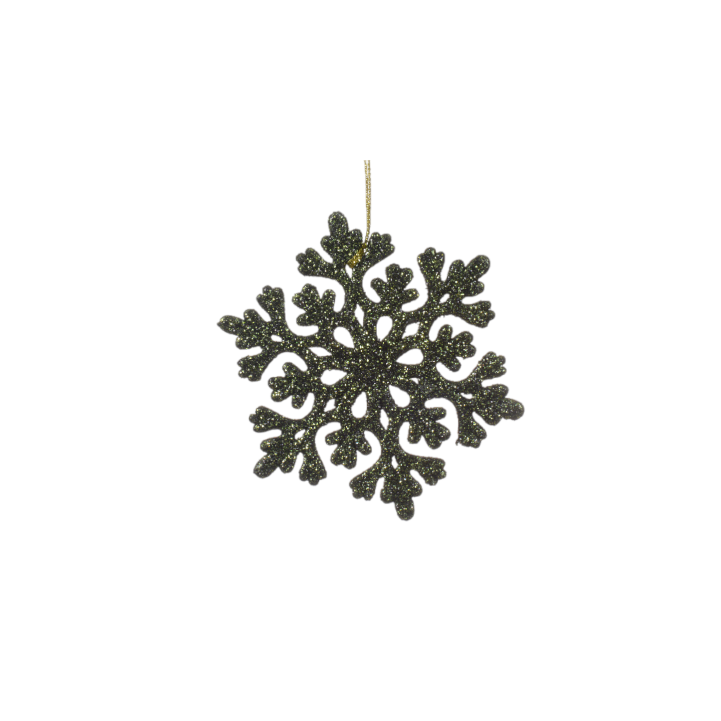olive green Christmas ornaments 1pc - 12cm