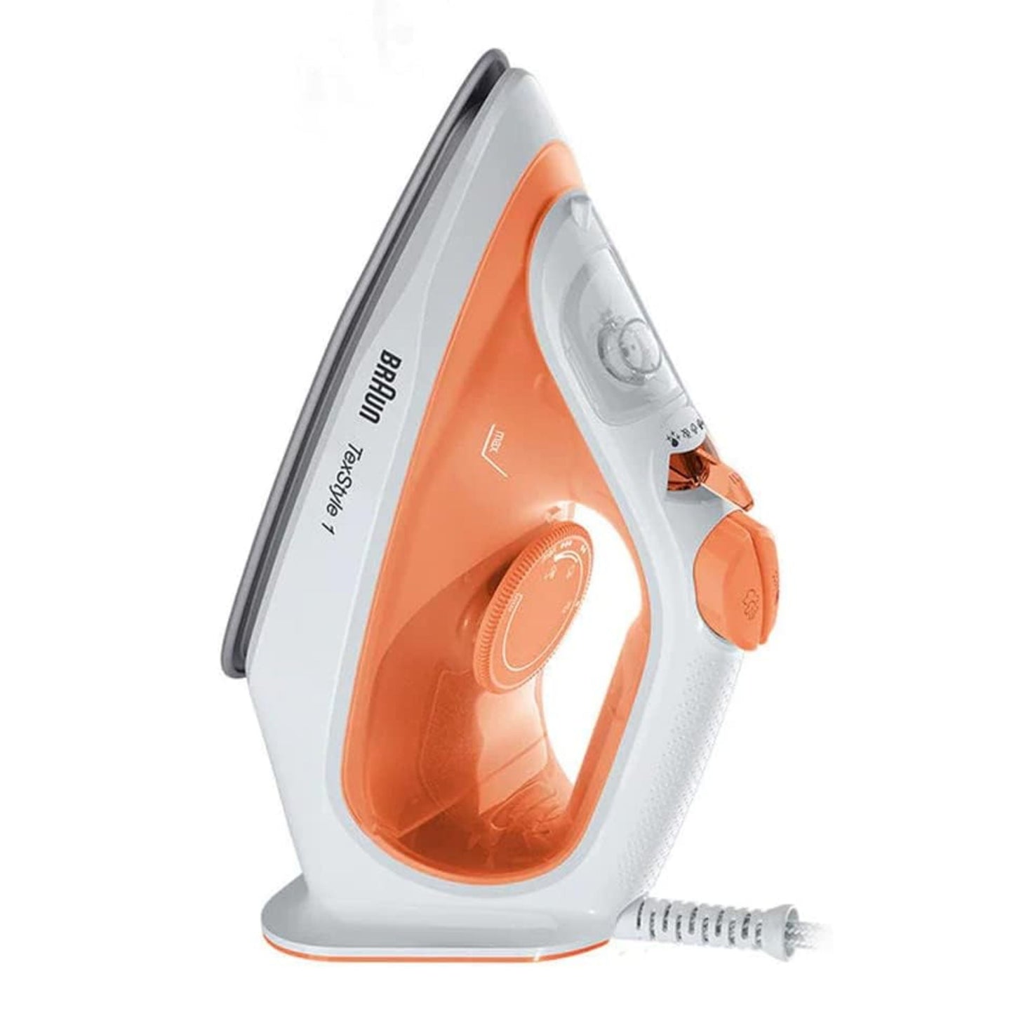Braun TexStyle 1 Steam Iron , 1900 Watts, 50% Energy Saving, Orange