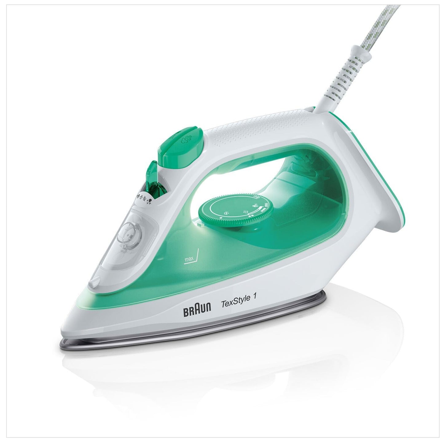 Braun Texstyle 1 Steam Iron Si 1040 Green/White