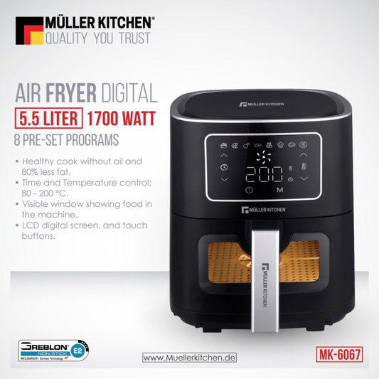 Muller koch air fryer 5.5L