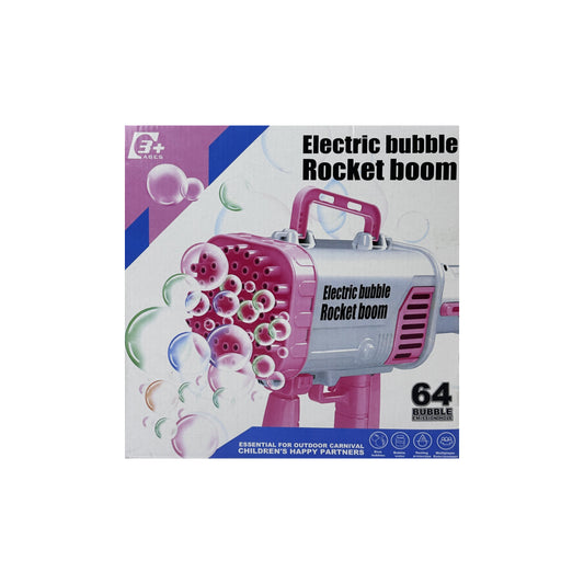 Rocket Electric Bubble Machine 64 Emission Holes