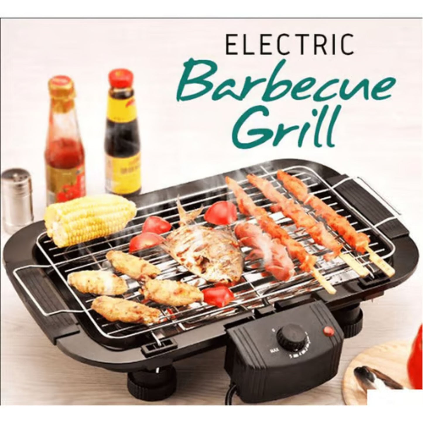 OK Silver crest Electric BBQ Grill Machine