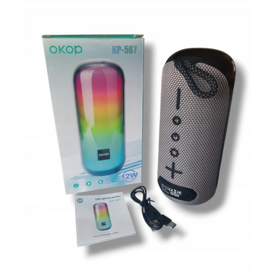 Bluetooth Speaker OKOP KP-567 Black 12w