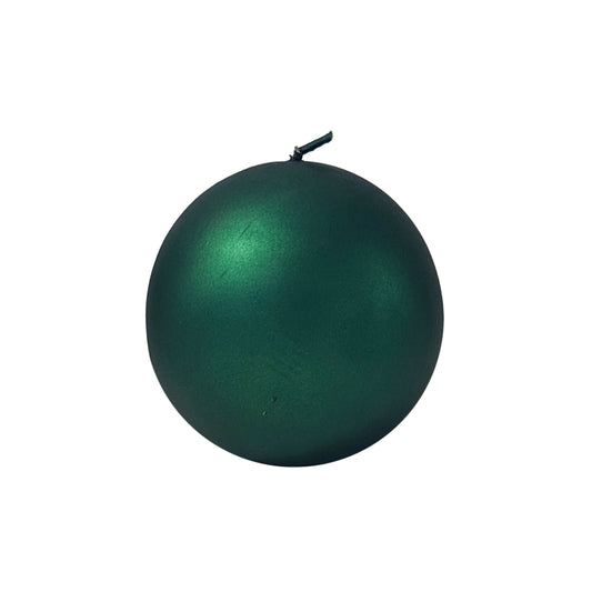 Christmas Candle Round  9cm